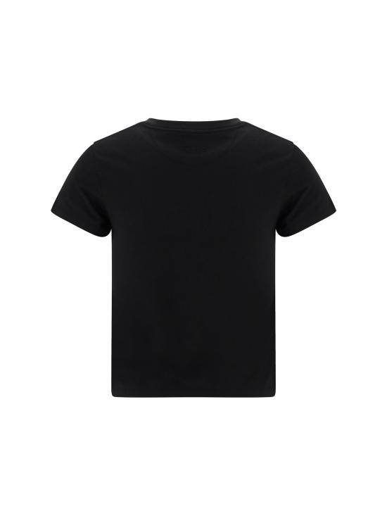 26SS 겐조 와일드 타이거 엠브로이더드 티셔츠 FG52TS2164SO 99J BLACK - KENZO