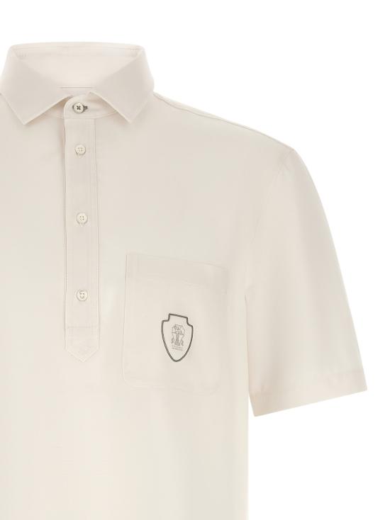 26SS 브루넬로 쿠치넬리 탑 BR336293BM WHITE - BRUNELLO CUCINELLI