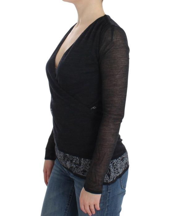  에르마노 설비노 스웨터 SIG12583 BLACK - ERMANNO SCERVINO
