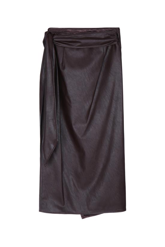 26FW 엘리자베타프랜치 스커트 GO21866E2 EV9 BROWN - ELISABETTA FRANCHI