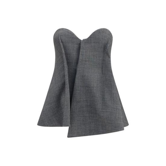 26SS 마그다뷰트림 바디수트 티셔츠 MA215426GREYBB GRAY
