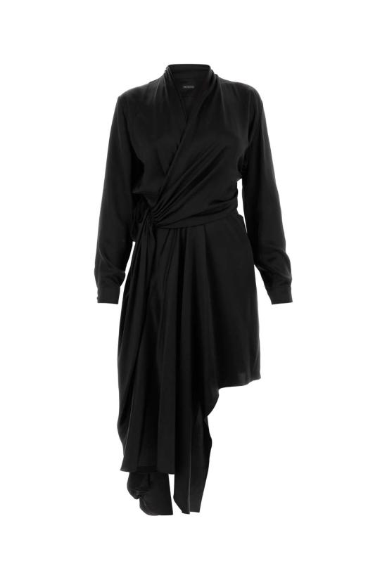  발렌시아가 원피스 809063TKN01 1000 BLACK
