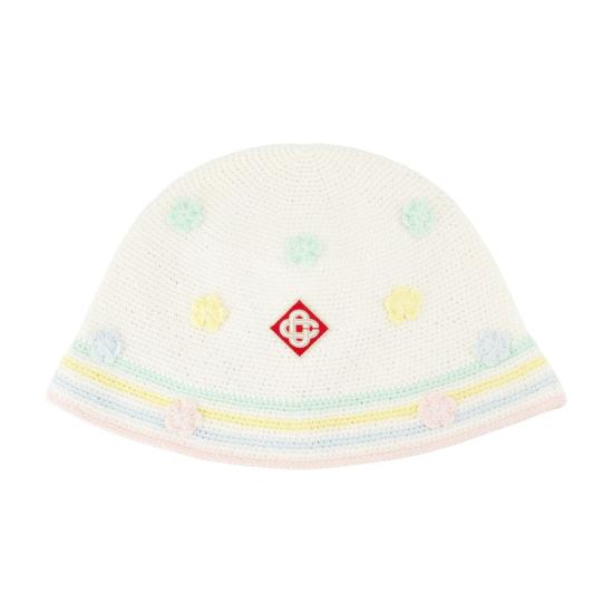 25FW 카사블랑카 버킷햇 CAS024311 WHITE - CASABLANCA