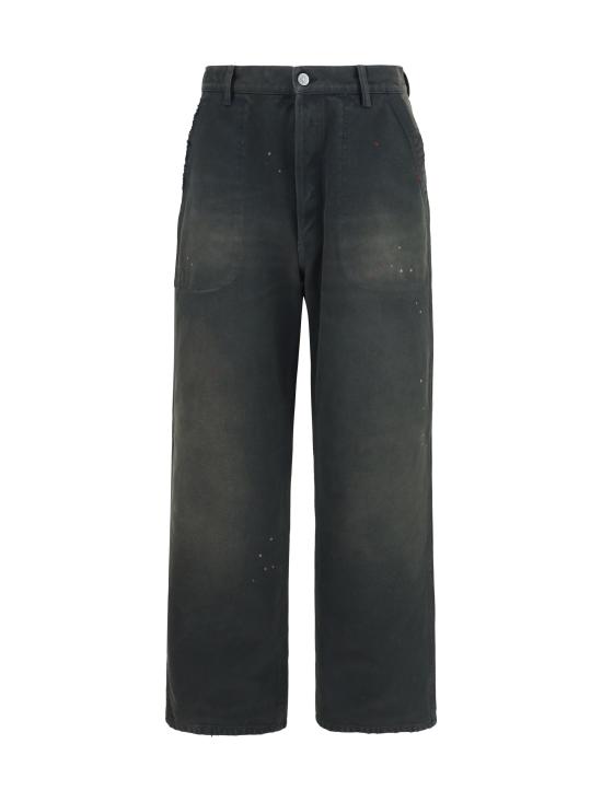 26FW 마르지엘라 스트레이트 팬츠 S50KA0728M35926 961 BLACK