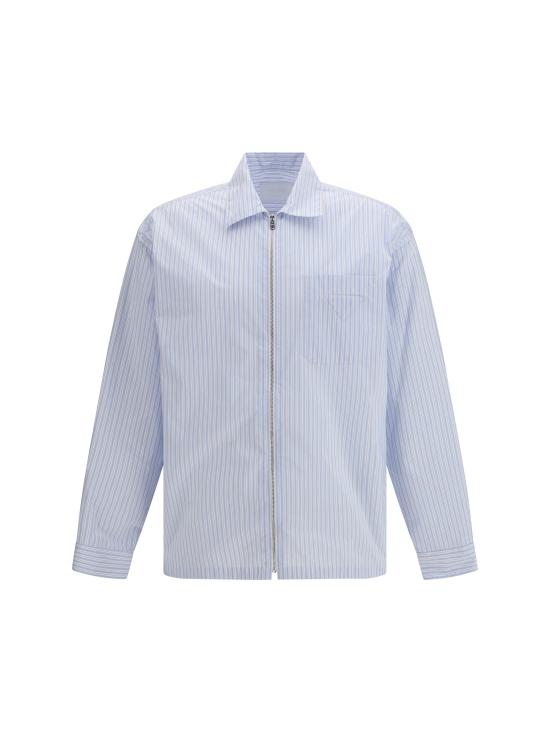 26SS 프라다 코튼 지퍼셔츠 SC855SOOO189H F0W81 BLUE