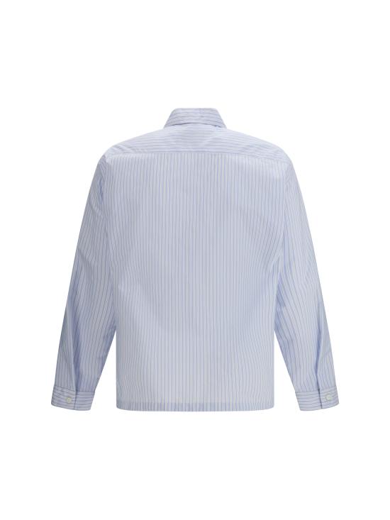 26SS 프라다 코튼 지퍼셔츠 SC855SOOO189H F0W81 BLUE - PRADA