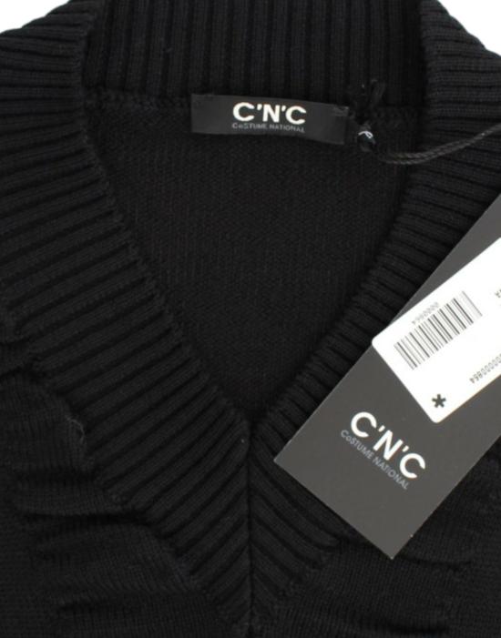  커스텀네셔널 스웨터 SIG12087 BLACK - COSTUME NATIONAL
