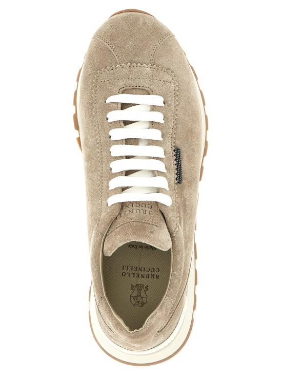 26FW 브루넬로 쿠치넬리 스니커즈 BR335324BM BEIGE - BRUNELLO CUCINELLI