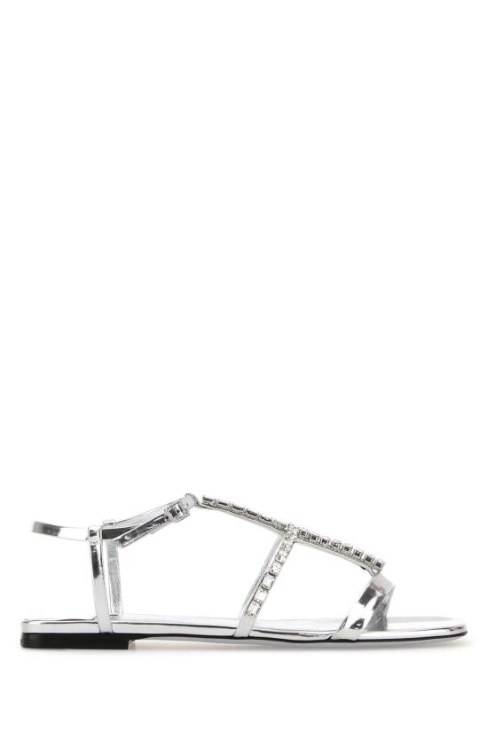 26SS 지미추 샌들 GWYNFLATIOX SILVERCRYSTAL