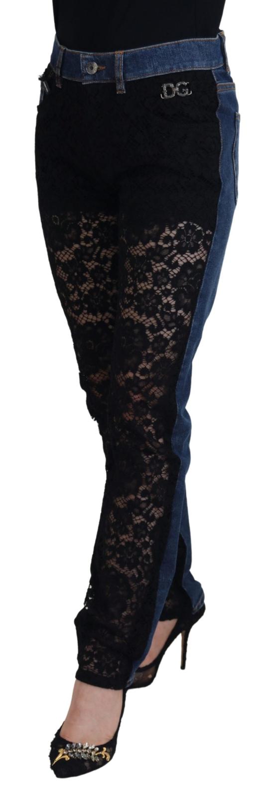  돌체앤가바나 데님 팬츠 PAN74208 BLACK - DOLCE & GABBANA