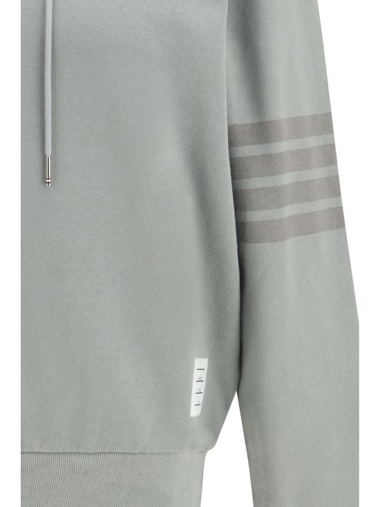 26FW 톰브라운 솔리드 루프백 4바 후디 MJT556AJ0007 055 GRAY - THOM BROWNE