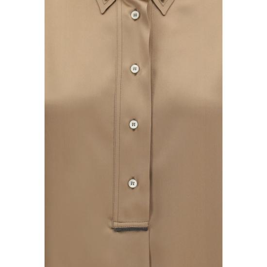 26SS 브루넬로 쿠치넬리 셔츠 BRM0C59RA915C9237BB BEIGE - BRUNELLO CUCINELLI