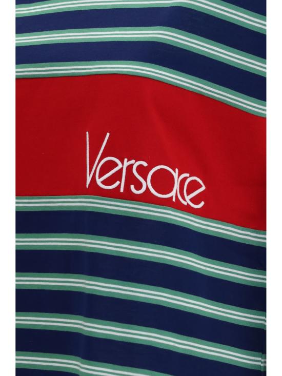 26FW 베르사체 폴로 티셔츠 10259081A18439 6UF90 NAVY - VERSACE