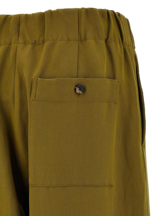  드리스 반 노튼 팬츠 DR309427BM GREEN - DRIES VAN NOTEN