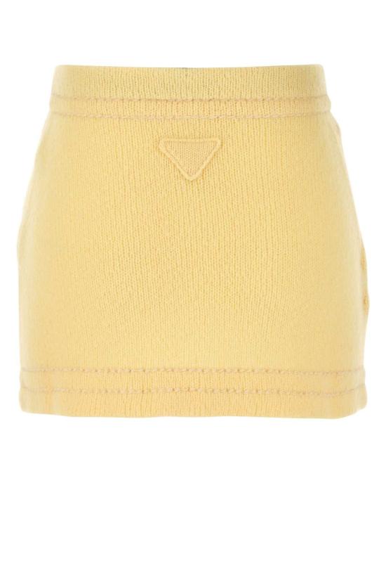  프라다 스커트 21480SOOO1ISX F0061 YELLOW - PRADA