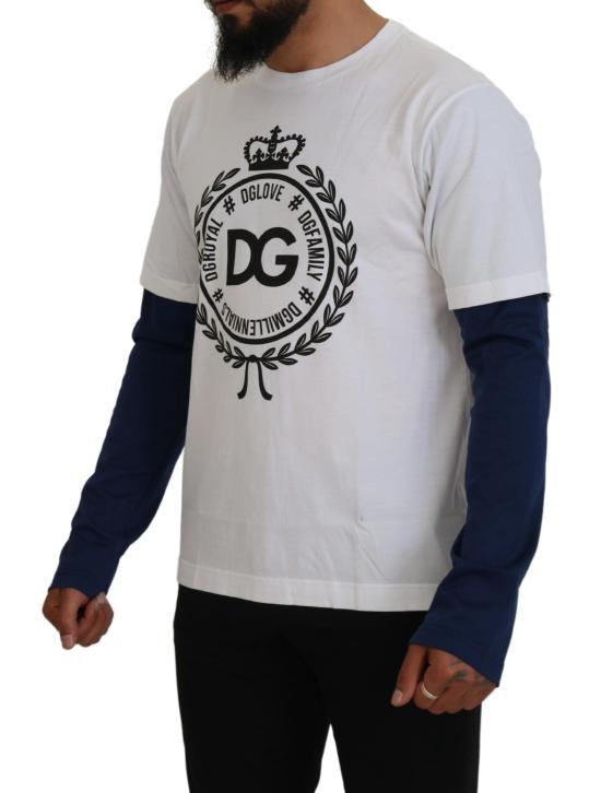  돌체앤가바나 긴팔 티셔츠 TSH83633 WHITE - DOLCE & GABBANA