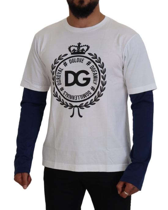  돌체앤가바나 긴팔 티셔츠 TSH83633 WHITE - DOLCE & GABBANA