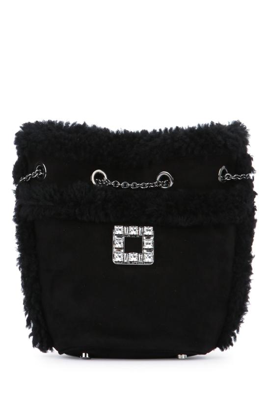 25FW 로저비비에 토트백 RBWANMG2100UPV B999 BLACK