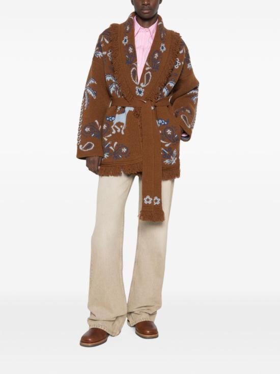 26FW 알라누이 가디건 LWHB064E26KNI003 6442 BROWN - ALANUI