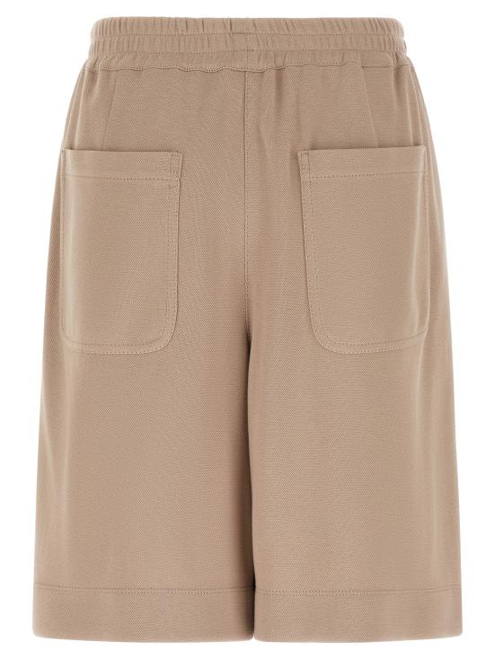 26SS 브루넬로 쿠치넬리 숏팬츠 BR331407BM BROWN - BRUNELLO CUCINELLI