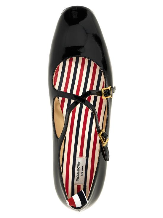  톰브라운 플랫 슈즈 TH303460BM BLACK - THOM BROWNE