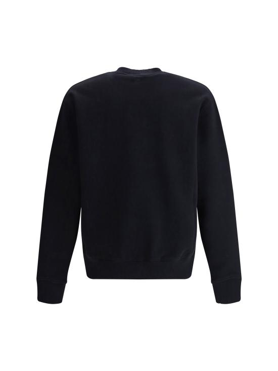 26FW 아미 스몰 하트 로고 스웨트셔츠 BFUSW035730 001 BLACK - AMI