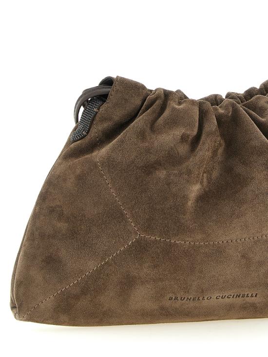 26FW 브루넬로 쿠치넬리 클러치/파우치 BR335319BM BROWN - BRUNELLO CUCINELLI