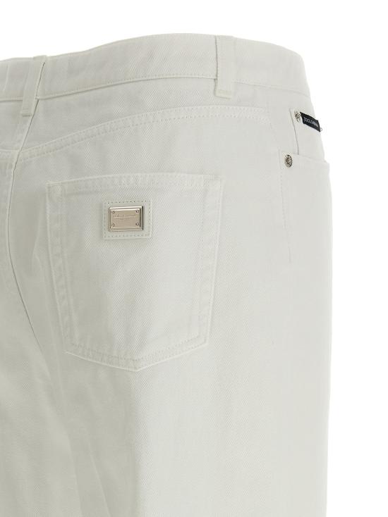 26SS 돌체앤가바나 데님 팬츠 DO329477BM WHITE - DOLCE & GABBANA