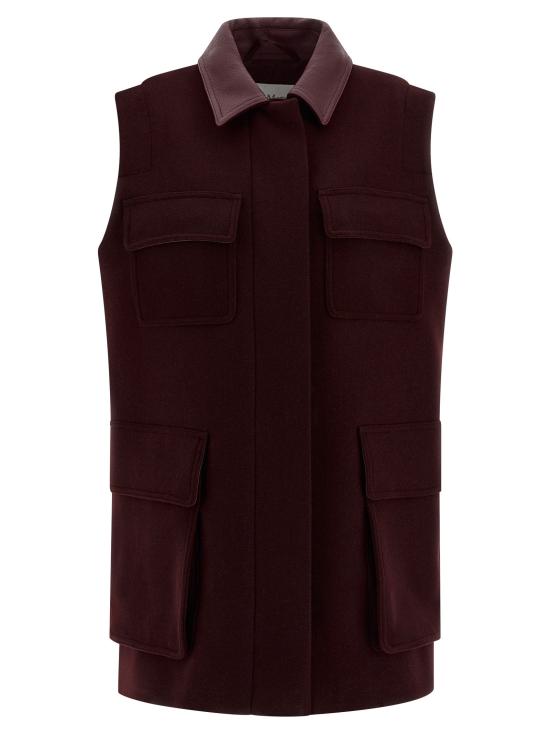 25FW 막스마라 베스트 MA324409BM BURGUNDY