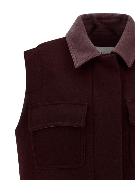 25FW 막스마라 베스트 MA324409BM BURGUNDY - MAX MARA