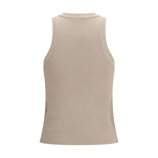 26SS 브루넬로 쿠치넬리 민소매 티셔츠 BRM0T18HK500C8539BB BEIGE - BRUNELLO CUCINELLI