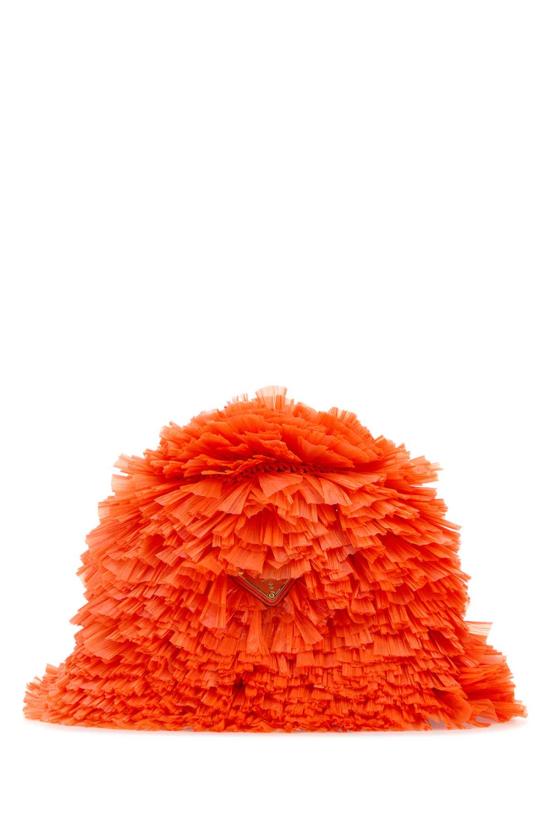 25FW 프라다 나일론 버킷햇 1HC1372HG2 F0049 ORANGE - PRADA