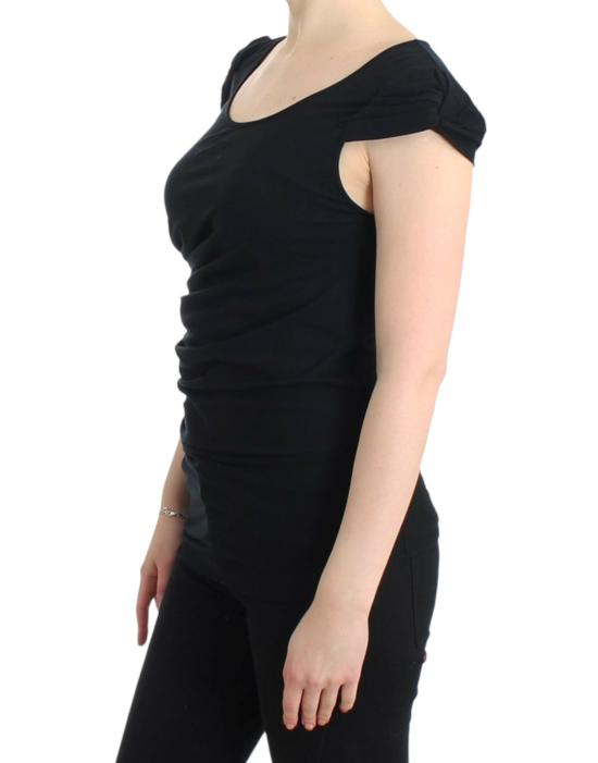  로베르토 카발리 민소매 티셔츠 SIG11625 BLACK - ROBERTO CAVALLI