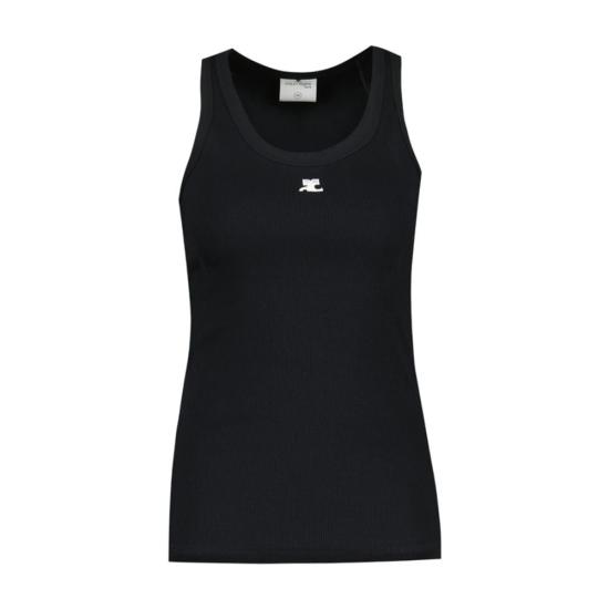 26FW 쿠레쥬 민소매 티셔츠 CONFIG CRG026017 BLACK - COURREGES