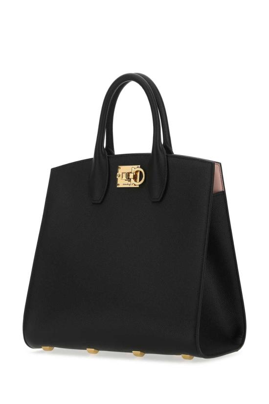 26FW 살바토레 페라가모 토트백 210398740941 NEROBON BLACK - SALVATORE FERRAGAMO
