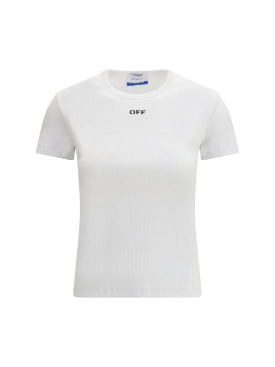 26SS 오프화이트 폴로 티셔츠 2AA065C99JER005 W102 WHITE