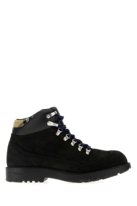 25FW 버버리 스웨이드 무어 하이킹 부츠 8111674 A1189 BLACK