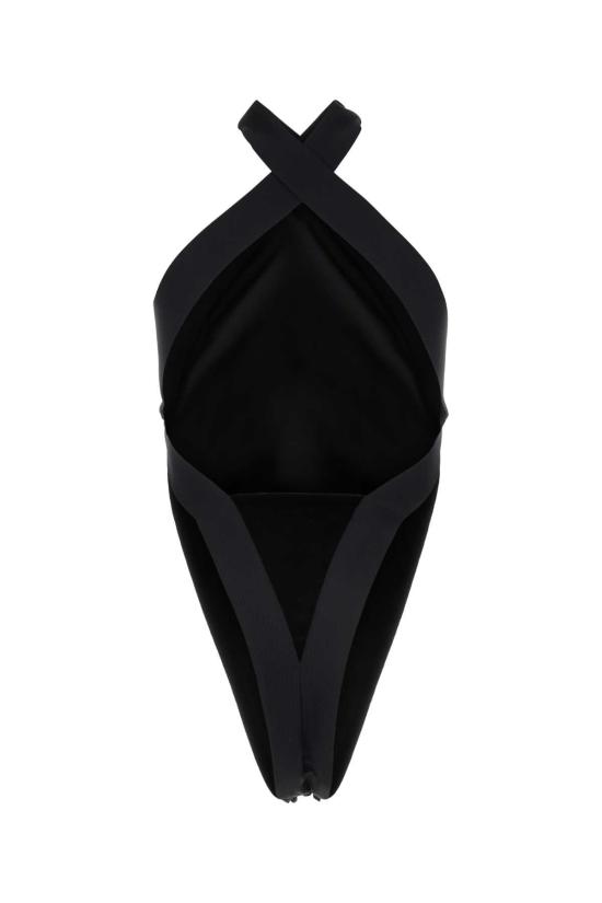  생로랑 바디수트 티셔츠 762438Y3D02 1000 BLACK - SAINT LAURENT