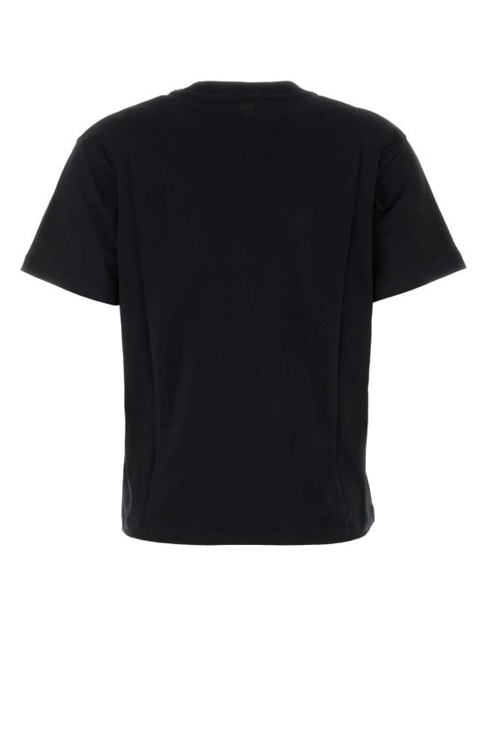 26FW 아미 스몰 하트 로고 티셔츠 BFUTS035724 001 BLACK - AMI