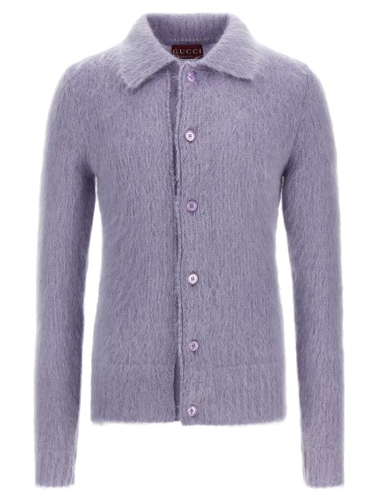 25FW 구찌 가디건 GU323896BM PURPLE
