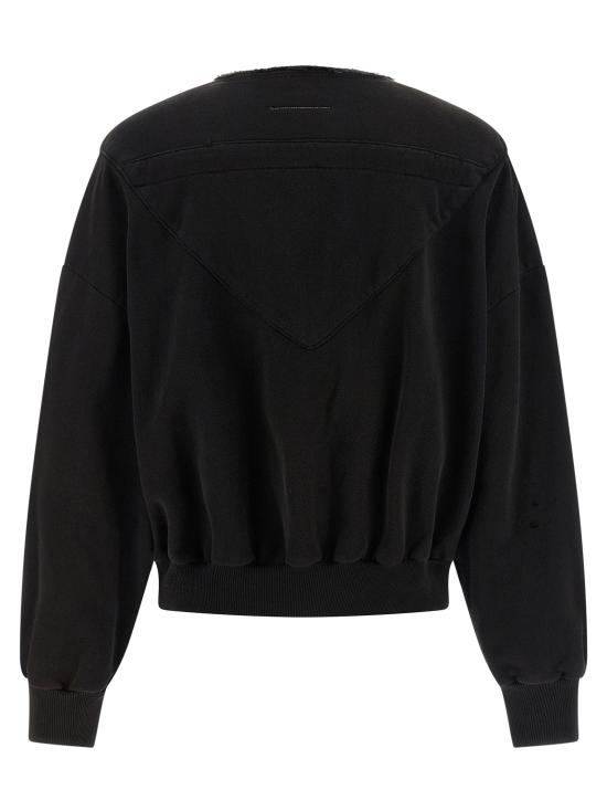 26SS MM6 메종마르지엘라 후드 티셔츠 MM328364BM BLACK - MM6 MAISON MARGIELA