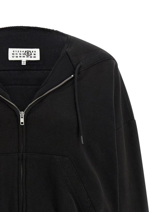 26SS MM6 메종마르지엘라 후드 티셔츠 MM328364BM BLACK - MM6 MAISON MARGIELA