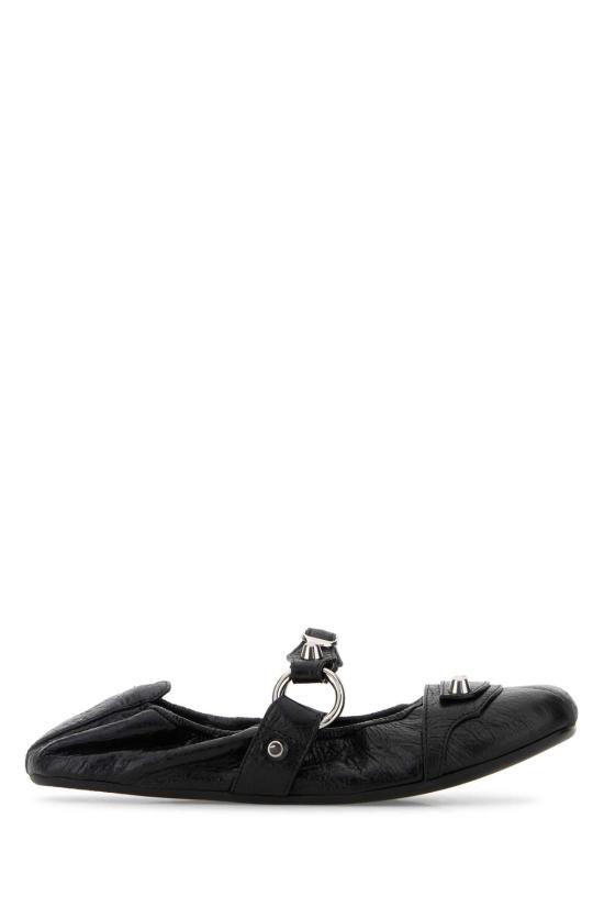  발렌시아가 시티 발레리나 828095WAD4Y 1080 BLACK - BALENCIAGA