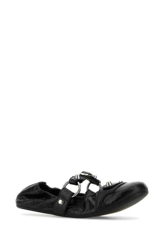  발렌시아가 시티 발레리나 828095WAD4Y 1080 BLACK - BALENCIAGA