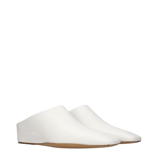  질샌더 뮬/슬리퍼 JI15531635769609BT WHITE - JIL SANDER