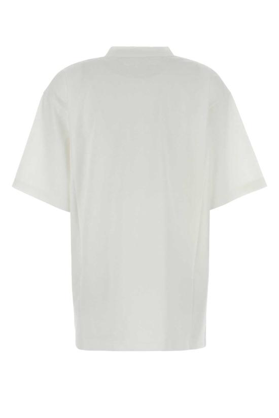 26FW 발렌시아가 더 윈도우 로고 프린팅 티셔츠 A00497TUV07 9000 WHITE - BALENCIAGA