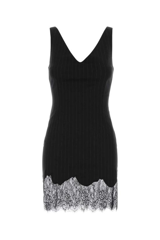 26FW 안다마네 원피스 T200105ATNW069 BLACKWHITE