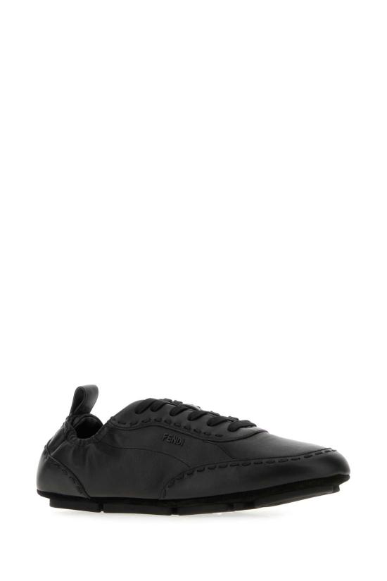25FW 펜디 핏 레더 로우탑 스니커즈 7E1799AE86 F0ABB BLACK - FENDI