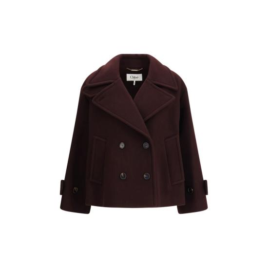  끌로에 코트 CHCH25WMA9627256BBB FBB 492 BORDEAUX