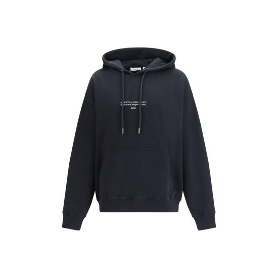26SS 오프화이트 후드 티셔츠 OF44MBB085S26F0090010001BB BLACK